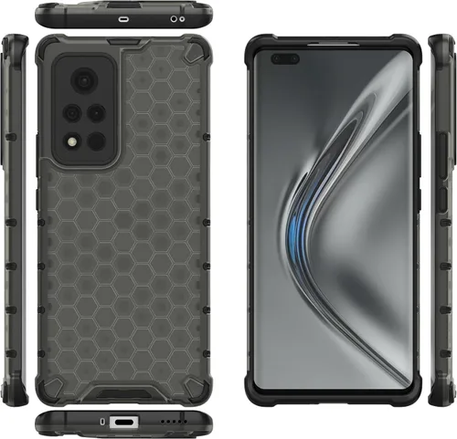Vista 34 de Funda para Honor Magic3 5G, funda para Honor Magic3 5G Case 2 en 1 Funda para teléfono Negro