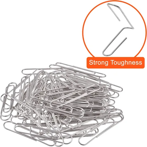 Vista 3 de NEEWAY 300pcs Large Paper Clips, Jumbo Paper Clip, 2 Inch Paperclips (Pack of 2)