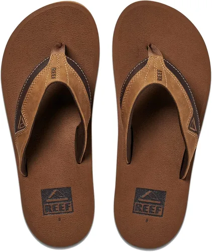 Vista 5 de Reef Chancletas Cushion Dawn para hombre, Bronce, 8