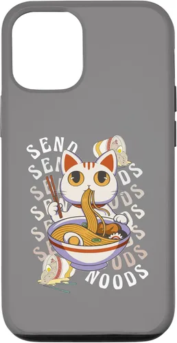 Vista 11 de Funda de anime para iPhone 12 Mini Send Noodles Joke Ramen Noodles