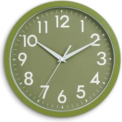 Vista 17 de DAXSMY Reloj de pared analógico pequeño de 8 pulgadas, silencioso, sin tictac, funciona con pilas, moderno, simple, decorativo, para cocina