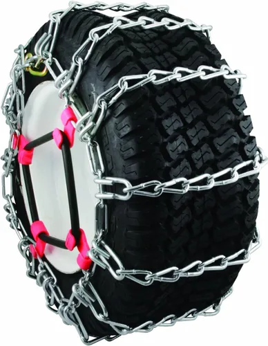 Vista 2 de Security Chain Company 1060156 Cadenas de tracción para neumáticos de zinc de alta resistencia Max Trac, diseñadas para quitanieves y tractores