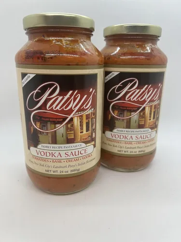Vista 2 de Patsy's Salsa de pasta italiana, albahaca de tomate (caja de 6)