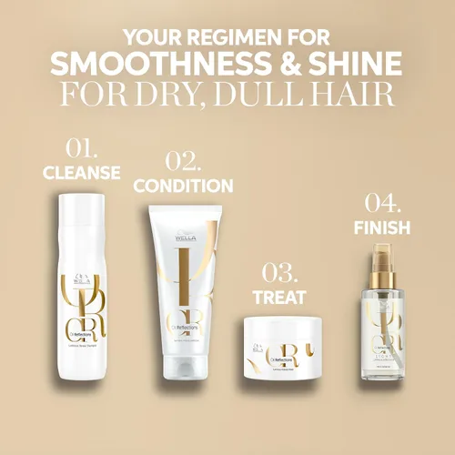 Vista 8 de Wella Professionals Oil Reflections Luminous Smoothing + Reflective Luxury Hair Oil Adds Smoothness & Shine Up to 3x Smoother Hair Anti-Frizz