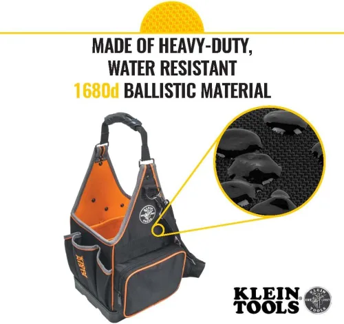 Vista 4 de Klein Tools 554158 –- 14 Tradesman Pro Organizador bolsa 8-Inch bolsa pulgadas