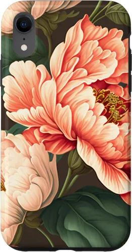 Vista 25 de Vintage Peony Inspired Flower Plant Lover Funny Gardening Case for iPhone 17
