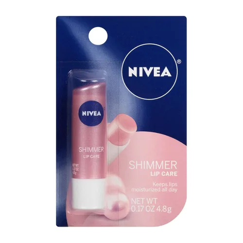 Vista 4 de NIVEA Shimmer Radiant Lip Care 0.17 oz (paquete de 5)