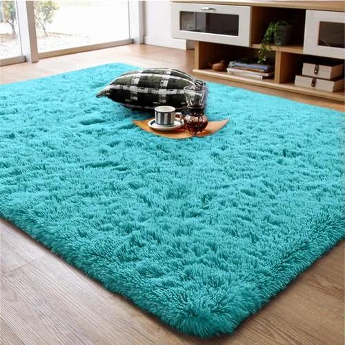 Vista 23 de Ompaa Alfombra Esponjosa, Alfombras de Área Súper Suaves y Peludas para Dormitorio y Sala de Estar - 6' x 9' Alfombra Grande de Felpa Peluda Shag