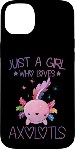 Vista 15 de Just A Girl Who Loves Axolotls Lover Gifts Kawaii Axolotls Case for iPhone 17