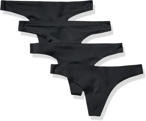 Vista 4 de Tienda Essentials Tanga elástica sin costuras para mujer, paquete de 4