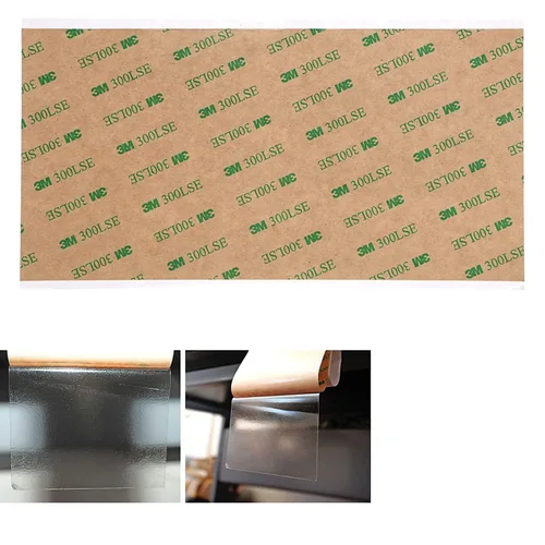 Vista 5 de Paquete de 3 hojas de 8 x 12 pulgadas, 3M 9474LE 300LSE cinta adhesiva de transferencia adhesiva superfuerte de doble cara, ideal para fijar