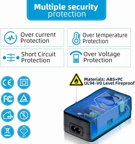 Vista 7 de Glorich EP-5B Acoplador DC EN-EL15 EN-EL15a Batería ficticia EH-5 Adaptador de fuente de alimentación de CA Conector de alimentación para Nikon 1 V1