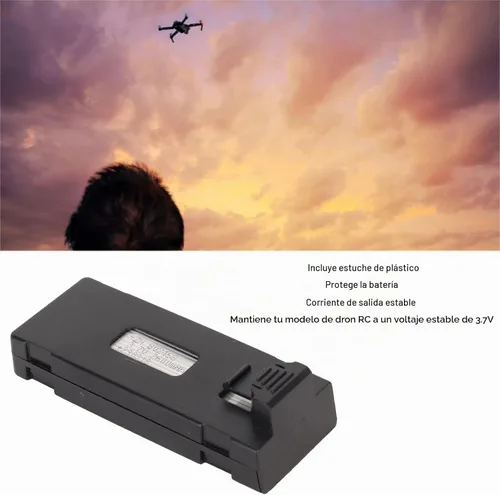 Vista 3 de Batería de dron a control remoto, 3.7 V 2600 mAh batería de iones de litio ABS control remoto UAV repuesto para E88 E88MAX E525 E99 K3 RC Drone