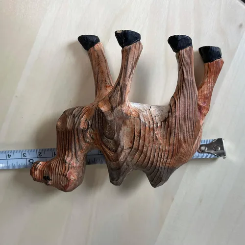 Vista 3 de Escultura de madera tallada a mano de camello de madera para decoración del hogar, estatua de madera, figuritas de madera, decoración de habitación