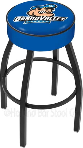 Vista 37 de The Holland Bar Stool Company L8B1-4 Georgia Tech - Taburete giratorio con base antiarrugas, color negro