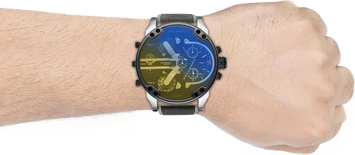 Vista 5 de Diesel - Reloj Mr Daddy 20 de cuarzo y acero inoxidable con cronógrafo