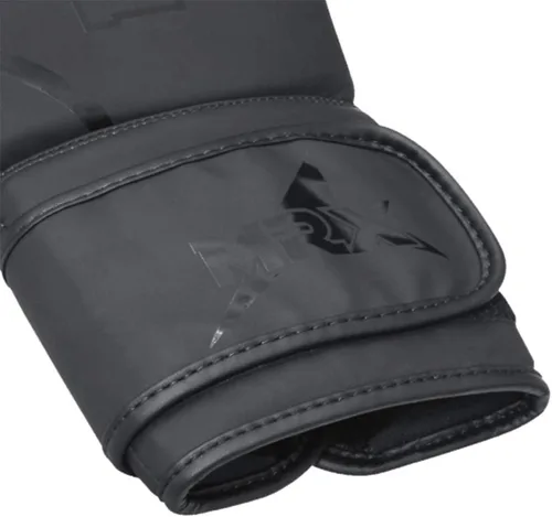 Vista 6 de MRX Guantes de boxeo para entrenamiento de combate, entrenamiento de combate, entrenamiento de combate, entrenamiento de sparring grappling Negro
