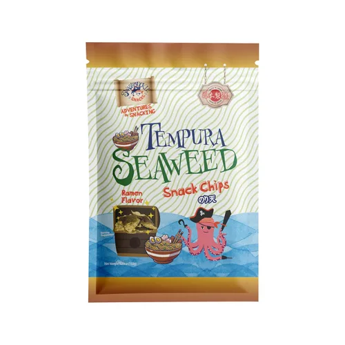 Vista 25 de Swashbuckle Snacks Patatas fritas crujientes de tempura calamar, sabor a queso, 0.95 onzas (0.95 oz), paquete de 5, fabricado en Japón, Otsumami