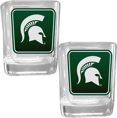Vista 23 de Siskiyou Sports NCAA unisex Square Glass Shot Glass Set