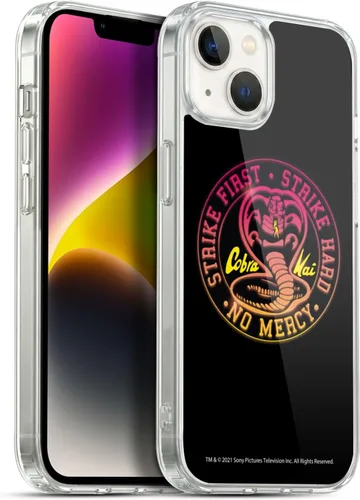 Vista 101 de Head Case Designs Funda de gel suave con licencia oficial de Cobra Kai Eagle Fang Logo Key Art compatible con Apple iPhone 7 Plus/iPhone 8 Plus