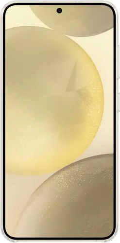 Vista 2 de Samsung Funda transparente para teléfono Galaxy S24, funda protectora con agarre de mano, soporte, accesorios para correa de muñeca, protección
