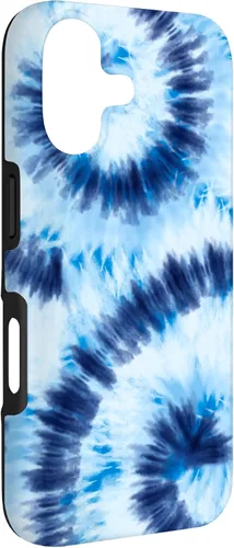 Vista 3 de Blue Tie Dye Swirl Case for iPhone 17