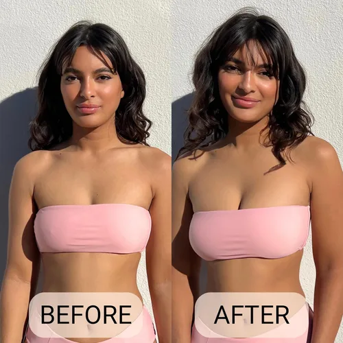 Vista 3 de Insertos de relleno push-up de estilo sin tirantes para mujer, para trajes de baño, sujetadores deportivos y ropa