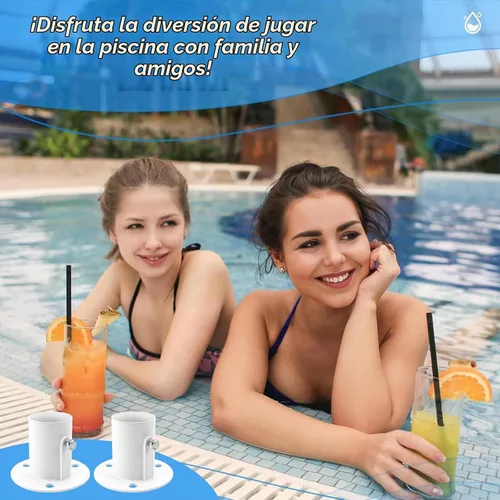 Vista 7 de Montaje de bridas de cubierta de piscina de acero inoxidable para escalera de piscina sobre el suelo