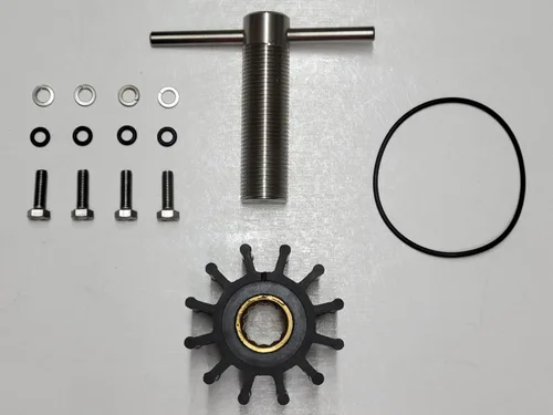 Vista 2 de SCP-21700445 Kit de impulsor roscado con bomba de agua de mar con extractor reemplaza a Volvo Penta 21700445