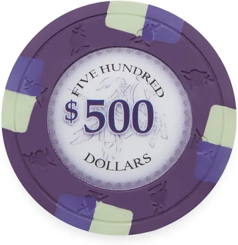 Vista 10 de Claysmith Gaming Paquete de 50 fichas de póquer Poker Knights, compuesto de arcilla pesada de 0.48 oz