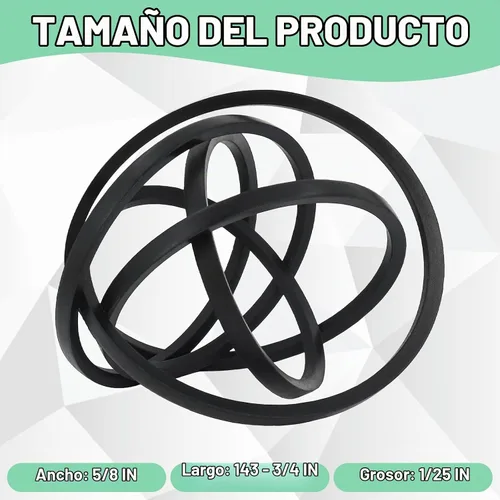 Vista 3 de 604817 - Cinturón de cubierta compatible con Hustler Raptor SD 54", 5/8