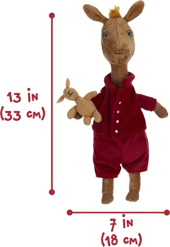 Vista 3 de Llama Llama Pijama Rojo Animal de Peluche Grande, 13