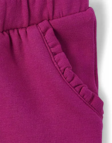Vista 3 de Gymboree Pantalones cortos de forro polar para niñas y niños pequeños