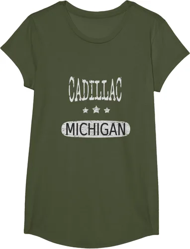 Vista 83 de Vintage Cadillac Michigan Camiseta