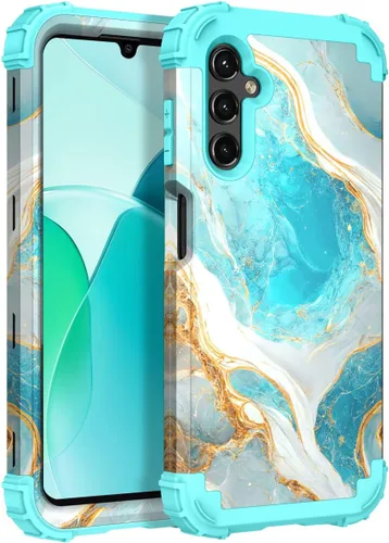 Vista 59 de Hocase Funda para Galaxy A37 5G, protección resistente a prueba de golpes, parachoques de goma de silicona suave+funda protectora híbrida