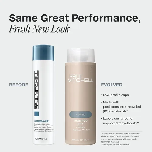 Vista 2 de Paul Mitchell Shampoo One, Cleanses + Balances Moisture, for All Hair Types