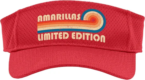 Vista 10 de AMARILLAS Retro 70s 80s Sunset Stripe Sport Sun Visor