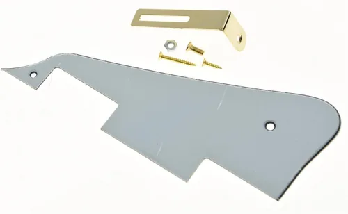 Vista 67 de KAISH Golpeador de guitarra Abalone Pearl LP con soporte negro para Epiphone Les Paul