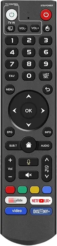 Vista 45 de Control remoto de repuesto para control remoto Polk FR1, compatible con sistema de altavoces de barra de sonido Polk Audio FR1 RE9520-1 DSB1 D581