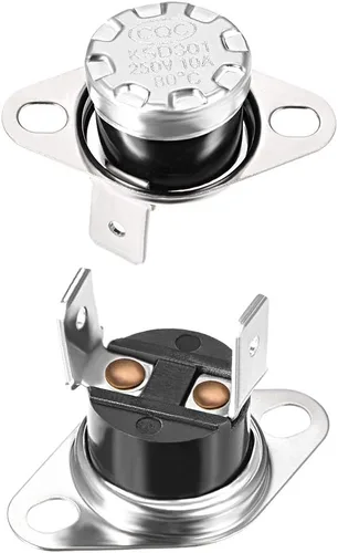 Vista 28 de uxcell KSD301 Termostato 104.0 °F/104°F 10A N.C Ajustar interruptor de temperatura de disco rápido para microondas, horno, cafetera 2 piezas