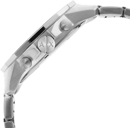Vista 7 de Armani Exchange Reloj de vestir cronógrafo para hombre con correa de acero inoxidable o cuero