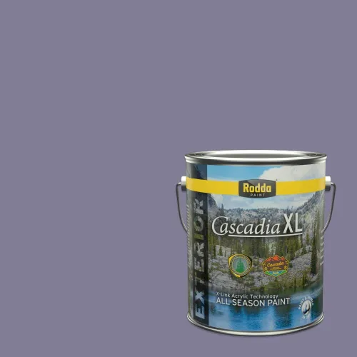 Vista 4 de Rodda Paint CASCADIA XL Pintura e imprimación satinada exterior en uno, cuarto de galón, Aquafir