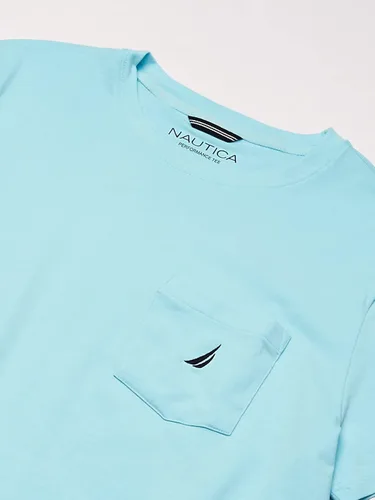 Vista 2 de Nautica Camiseta de manga corta con cuello redondo y bolsillo para hombre