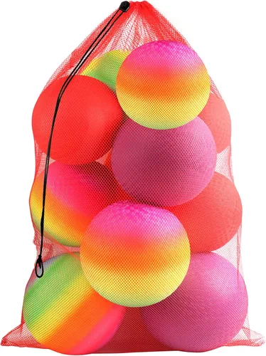 Vista 11 de GSE Games & Sports Expert 24x36/30x40 X-Large Mesh Sports Equipment Drawstring Bag for Soccers, Basketballs, Footballs