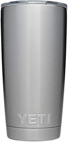 Vista 21 de YETI Rambler - Vaso de acero inoxidable con aislamiento al vacío de 20 onzas con tapa MagSlider Blanco