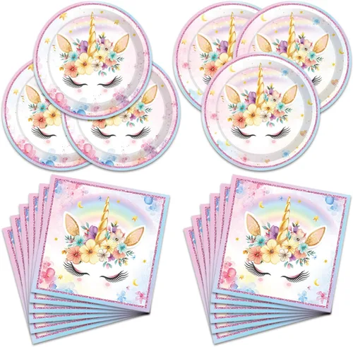 Vista 21 de 48 piezas de decoraciones para fiesta del cáncer de mama incluyen platos, servilletas, decoraciones para fiesta libres de cáncer para servir a 24