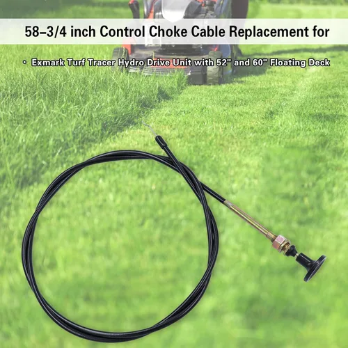 Vista 3 de 1-603336, 603336 Cable de control de estrangulador para cortacésped Toro Exmark Zero Turn Z Master, reemplaza OEM 290-799-A, 290-799, 1-603336-A