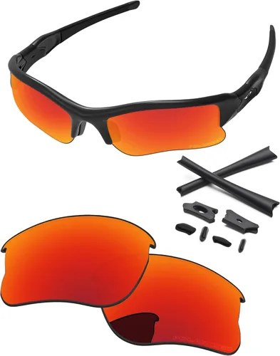Vista 22 de Lentes de repuesto y kits de goma para gafas de sol Oakley Flak Jacket XLJ OO9009 2.480 in