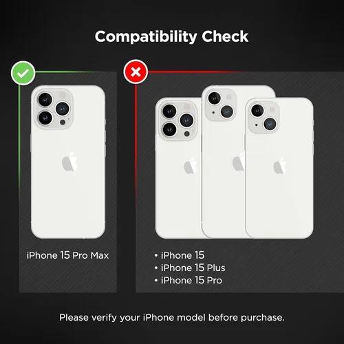 Vista 5 de ENCASED Funda con lazo para los dedos, diseñada para iPhone 15 Pro Max (2023), funda transparente con correa de mano brillante con soporte