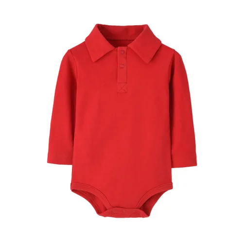 Vista 17 de Teach Leanbh - Body para bebé de algodón, manga larga, color puro, 3 a 24 meses (3 meses, azul bebé)